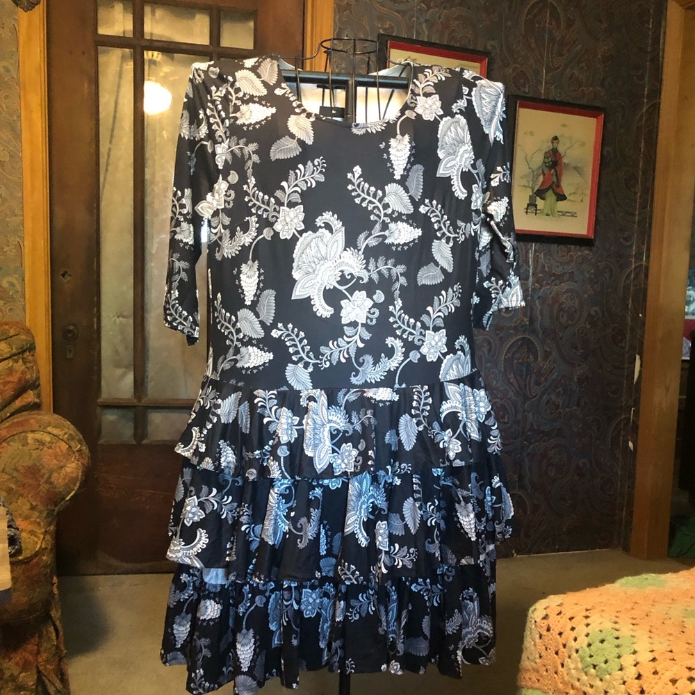 NWT ruffled dress size 1X